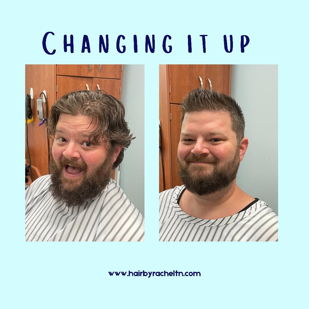 Hair transformation before and after by Rachel